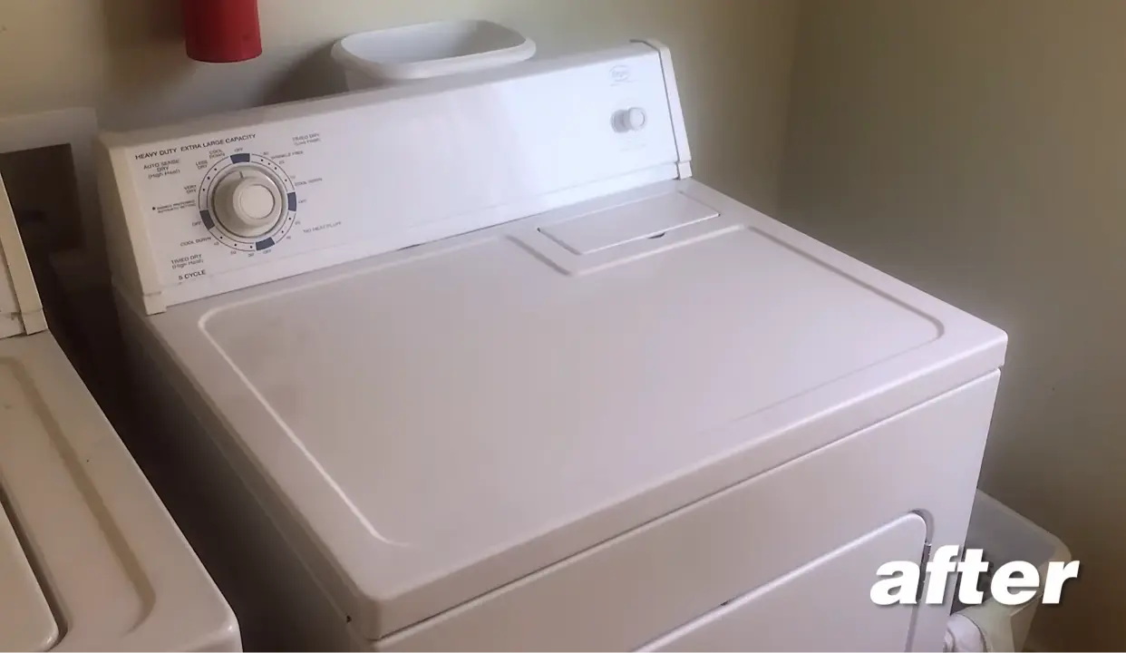 After - dryer fully repaired and working in Cedar Rapids Iowa - thermal fuse replaced