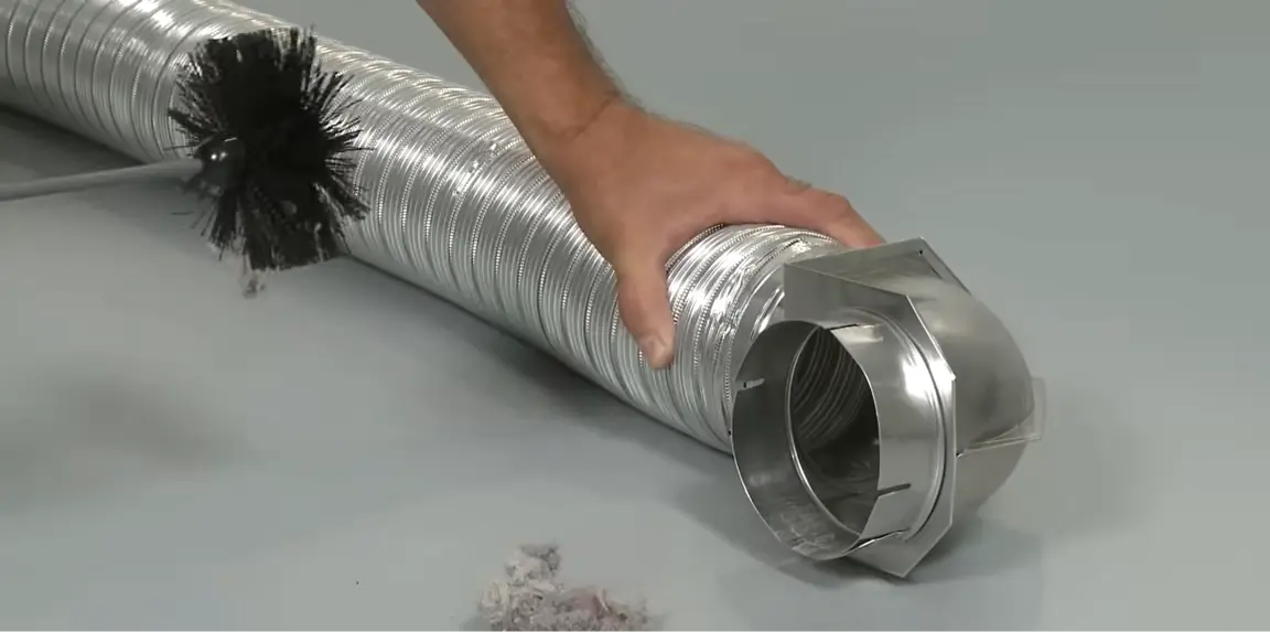 Cleaning dryer vent line Cedar Rapids Iowa - fire safety lint removal service